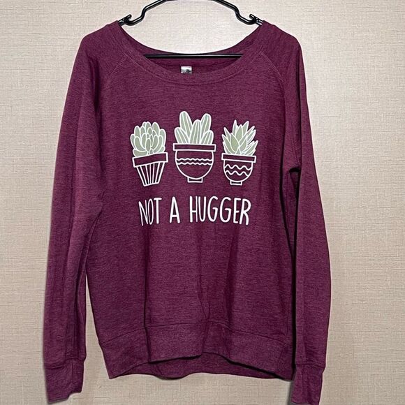 Women’s Not a hugger sweater NWOT size L - Picture 2 of 7
